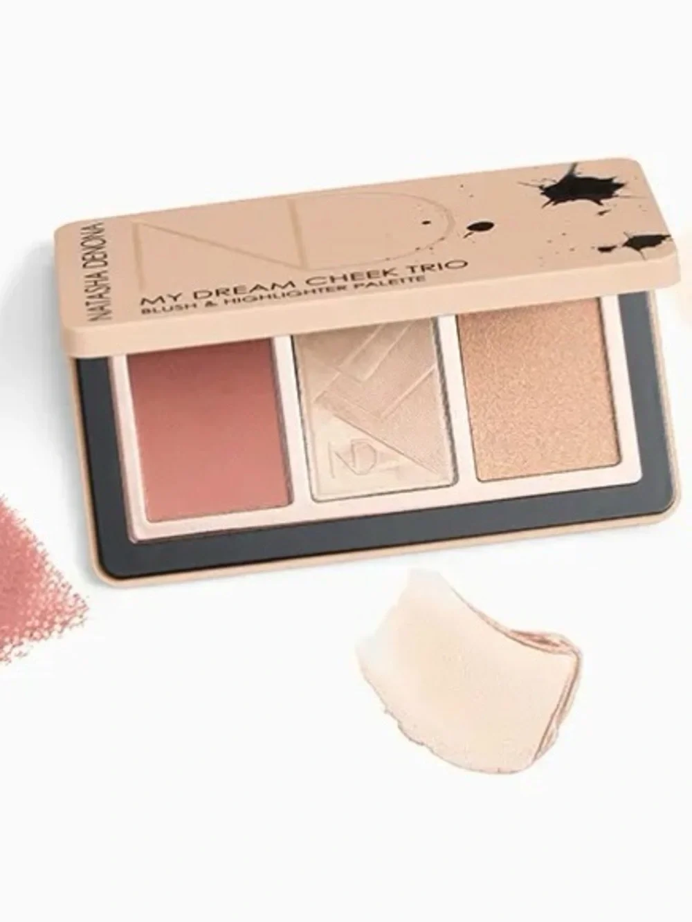 Natasha Denona My Dream‎ Cheek Trio - Blush, Cream Base and Glow Highlighter NIB
